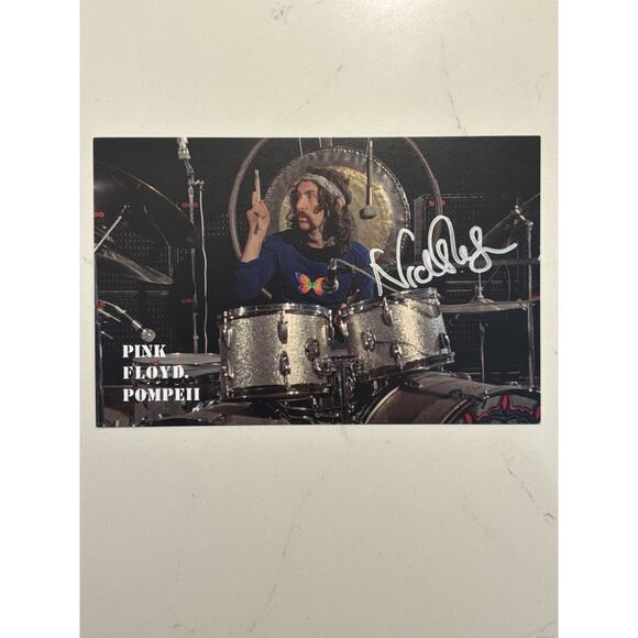 Nick Mason Limited Edition Signed Postcard Pink Floyd At Pompeii MCMLXXII 2 CD 2 - Picture 4 of 9